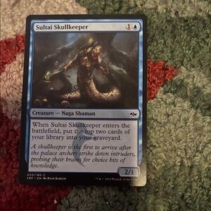 Magic Blue Sultai Skullkeeper Trading Card